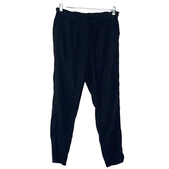 AG ADRIANO GOLDSCHMIED THE WEEKEND BLACK PANTS SIZE L - Picture 1 of 8